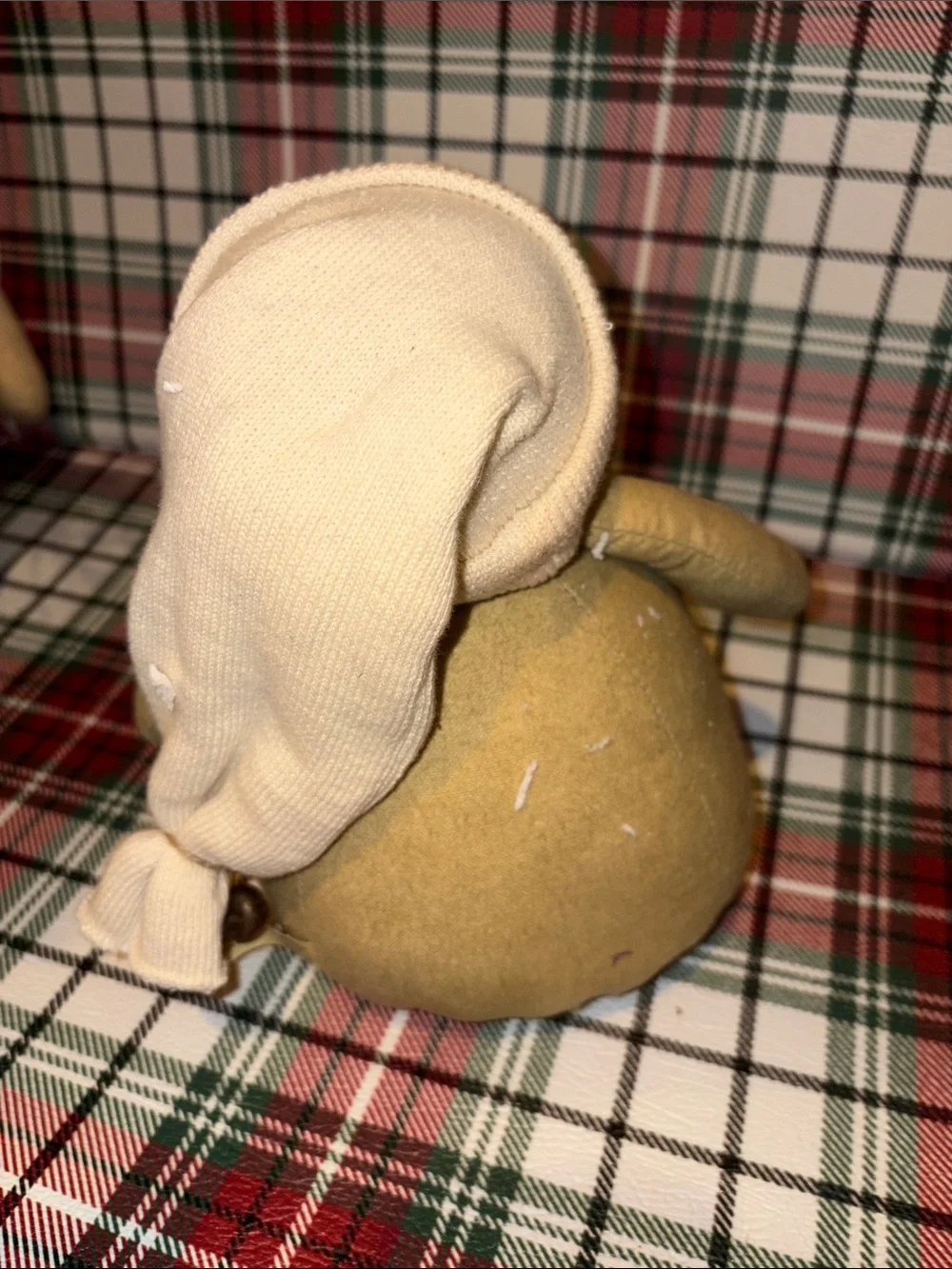 Honey & Me Rustic Primitive Snowman Holiday Plush with Hat & Carrot Nose Bundle